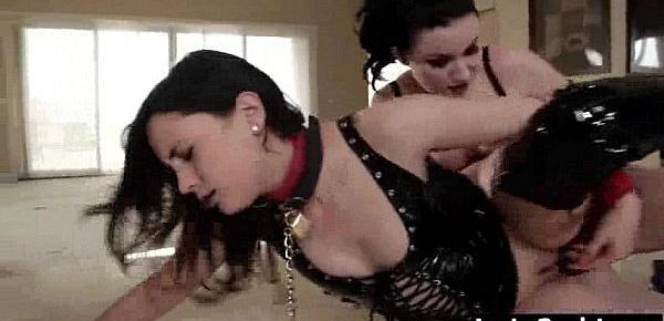  Cute Girl Get Hard Style Punish By Mean Lesbian vid-19